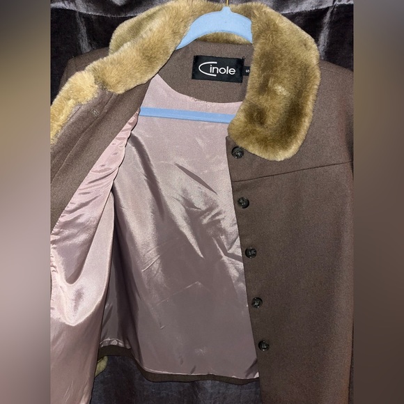 Vintage 1990s Cinole Faux Fur Jacket - Picture 9 of 12